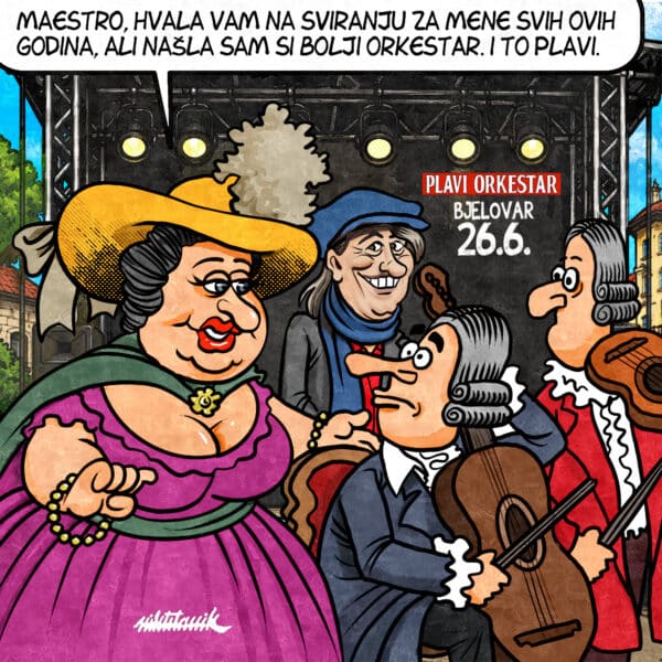 Kad Nik Titanik nacrta Terezijanu, ni carica ne ostane vjerna bečkom orkestru