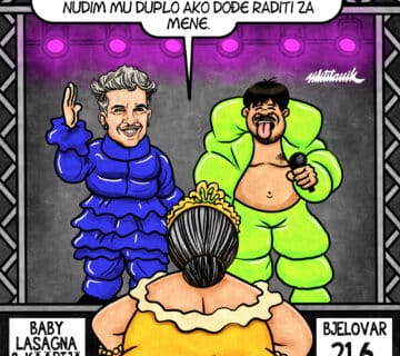 Nik Titanik ilustrirao eurovizijski dvojac koji stize na 30 Terezijanu 360x320