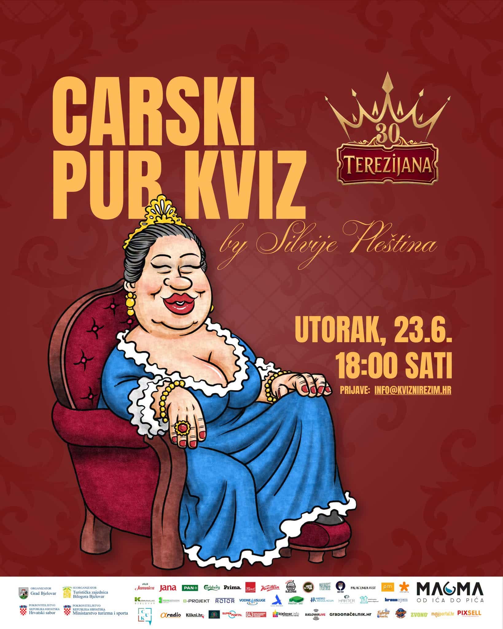 CARSKI KVIZ NA TEREZIJANI – 23 6 2026