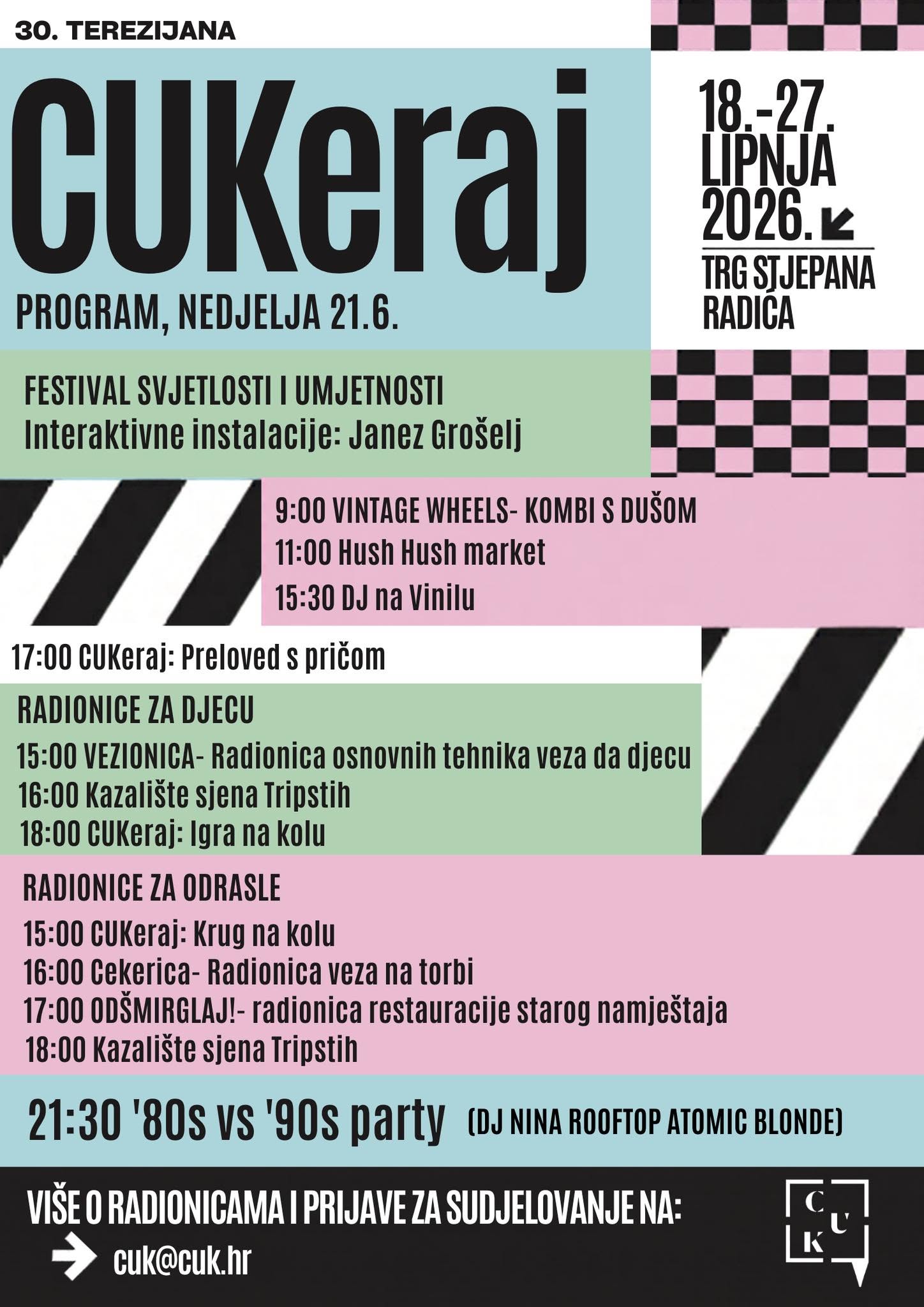 CUKeraj – nedjelja 21  lipnja