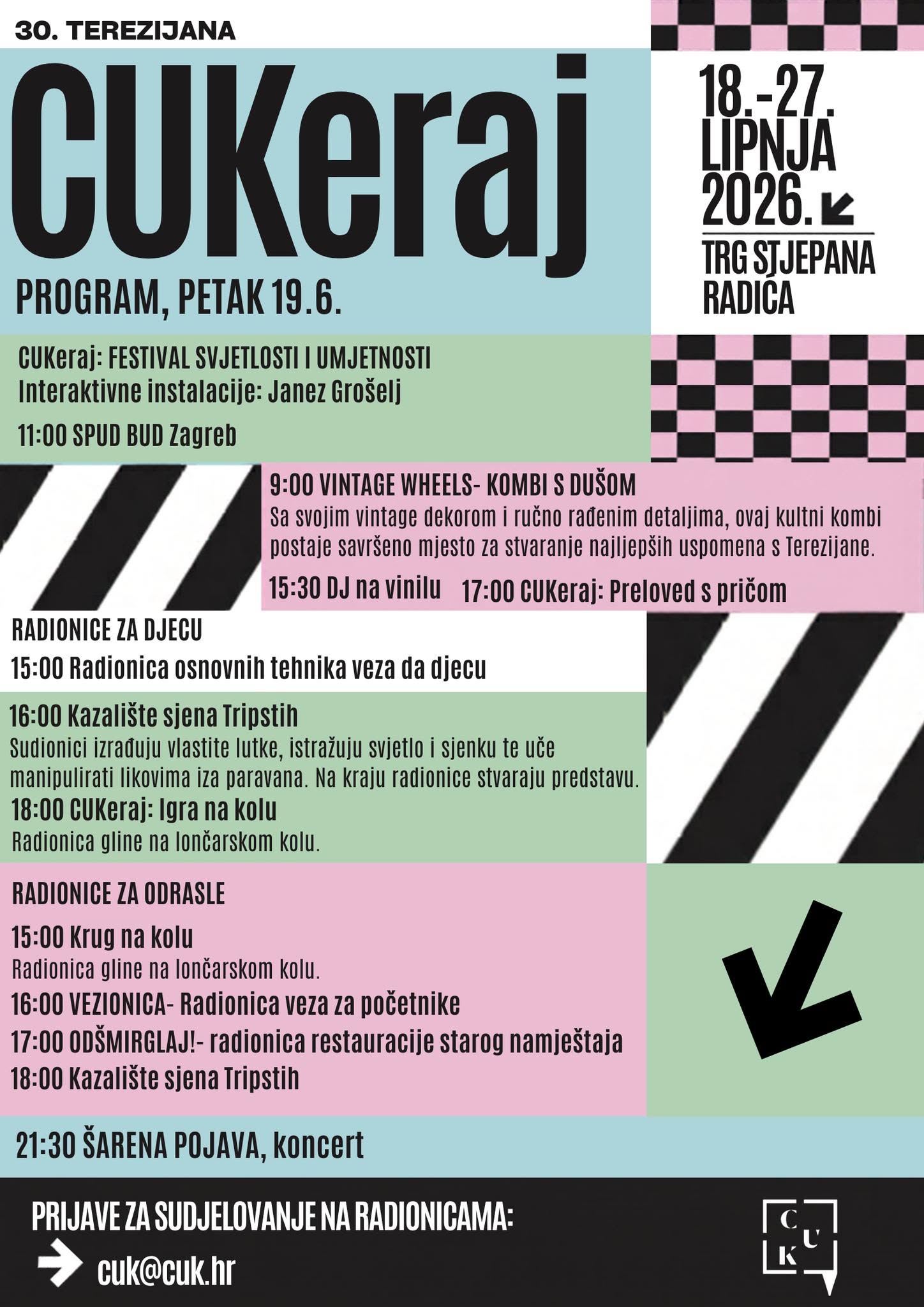 CUKeraj – petak 19  lipnja