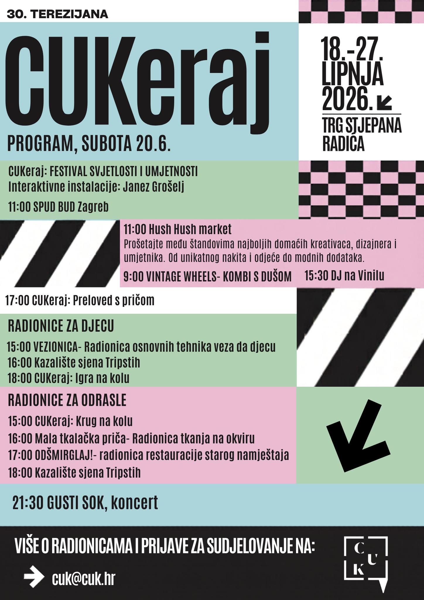 CUKeraj – subota 20  lipnja