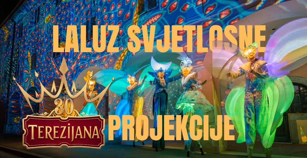 Čarolija svjetla na Terezijani   Pogledajte kako zgrade u središtu Bjelovara postaju svjetlosna platna 1